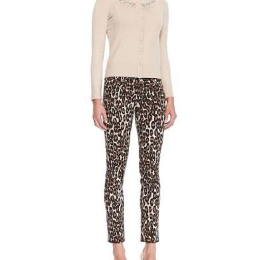 Kate Spade Brown and Black Skinny Jeans